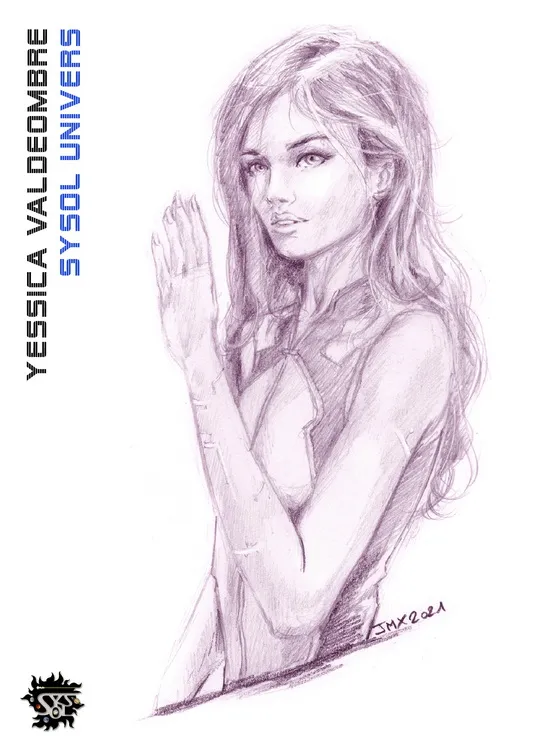 Portait de Yessica Valdéombre