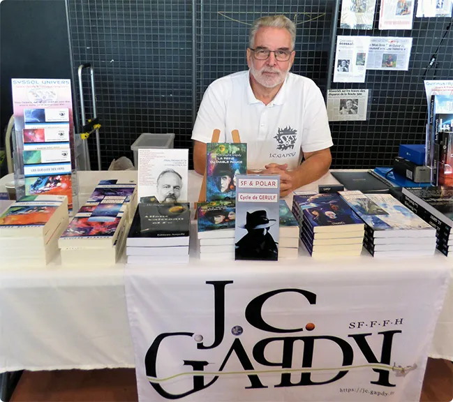 JCG en salon du livre e, 2022