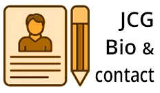 Page de la biographie et de contact avec l'auteur JC Gapdy