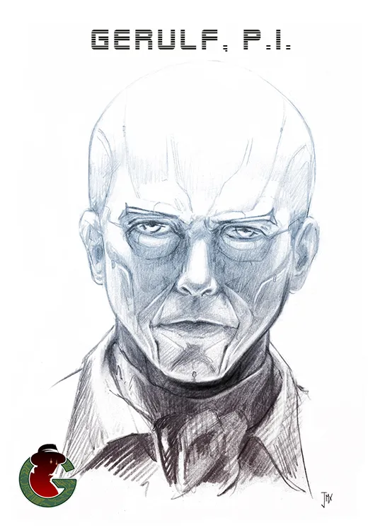 Portrait de Gerulf soucieux