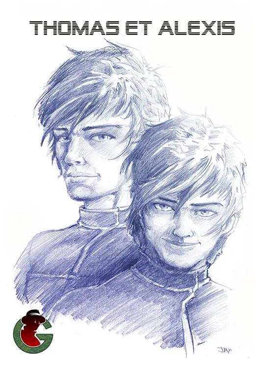 Portraits de Thomas et Alexis de Lansys